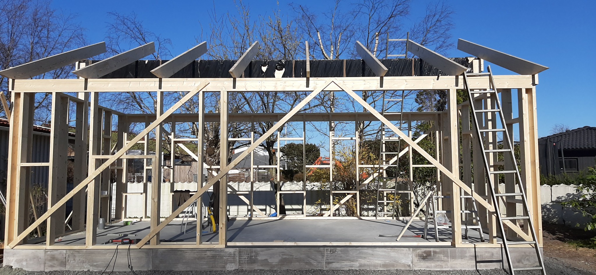 Domek całoroczny konstrukcja drewniana 30m2