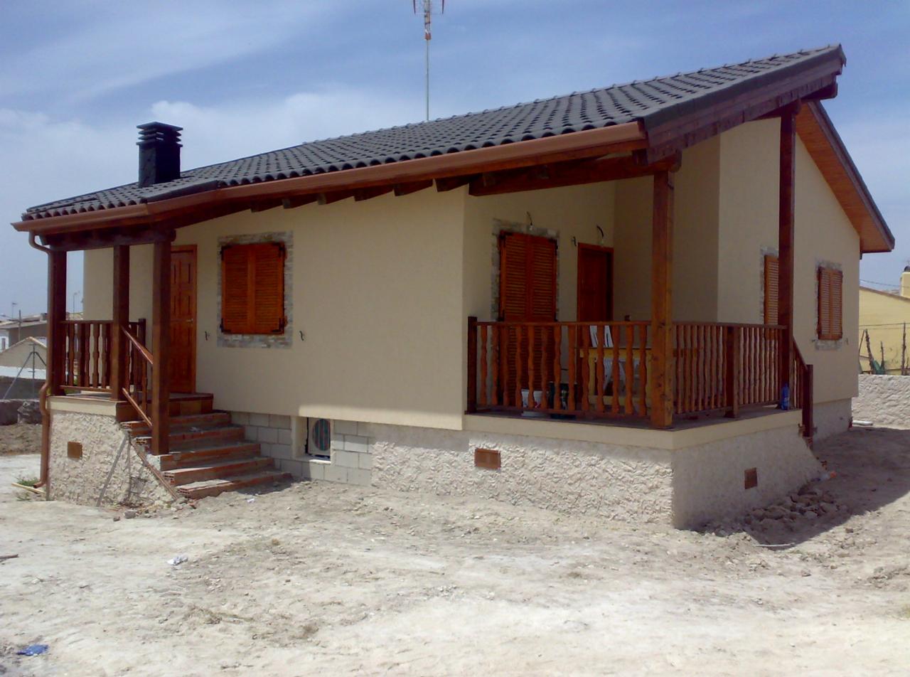 Dom o konstrukcji szkieletu drewnianego.