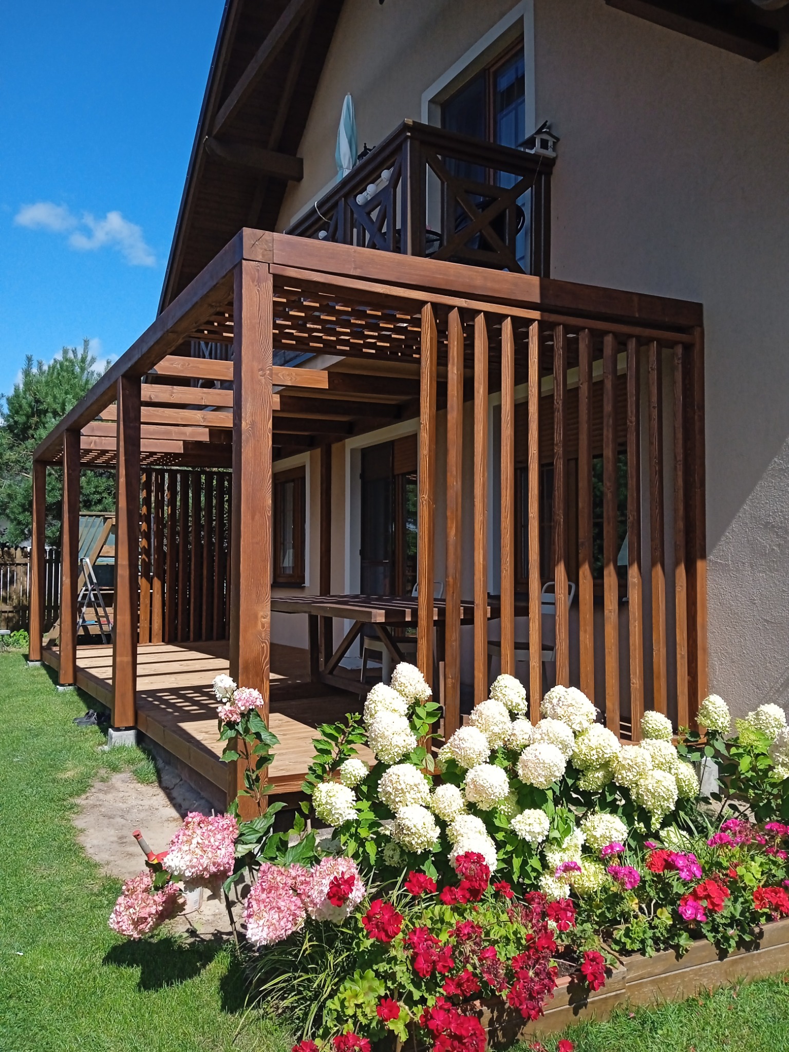 Taras zadaszony. Mrągowo