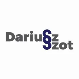 Logo firmy prawniczej: Dariusz Szot, z symbolem paragrafu stylizowanym na literę 'S'.