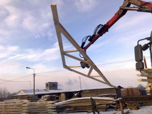 Więzba dachowa, altany, tarcia, drewno budowlane.