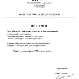 NTS-INSTAL SPÓŁKA Z OGRANICZONĄ ODPOWIEDZIALNOŚCIĄ - Pompy ciepła Wrocław