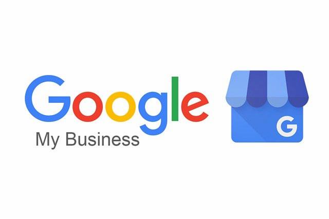 Logo Google My Business w Krakowie, obok ikona sklepu z literą G.