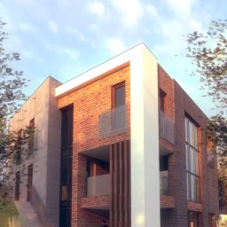 Projekt domu na skarpie w mieście Lublin.