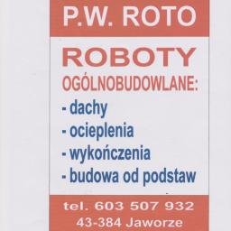 P.W. ROTO Roboty Ogólnobudowlane - Tynkowanie Ścian Jaworze