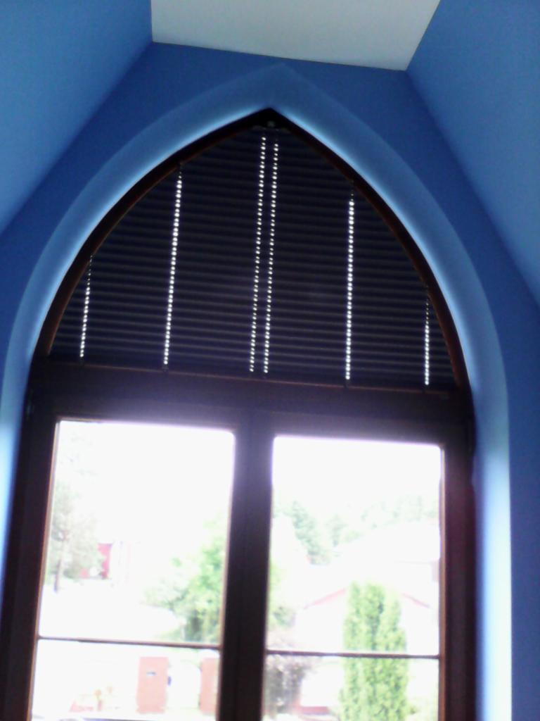 Rolety Plisy do okien nietypowych Lublin, Warszawa, Łęczna