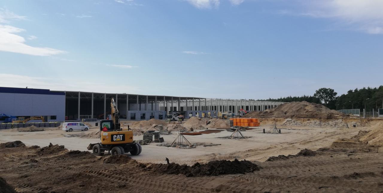 Aktualny projekt. Hala Panattoni 35,000m2