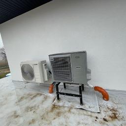 Montaż klimatyzacji KAISAI  i pompy ciepła NIBE AMS-10 wykonany przez AR-Home+, Szczecin