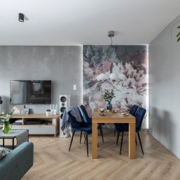 Realizacja projektu wnętrz mieszkania w Poznaniu - salon
