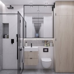 Projekt mieszkania w Poznaniu - łazienka