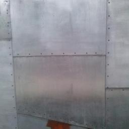 ściana efekt metalu aluminium