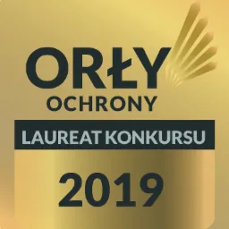 Złota odznaka 'Orły Ochrony' - Laureat Konkursu 2019.