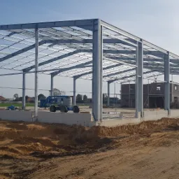 Montaż konstrukcji stalowej w Żakowicach - 40 ton