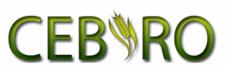 Logo firmy CEBORO z motywem kłosa w kolorze zielonym i żółtym, umieszczone na białym tle.