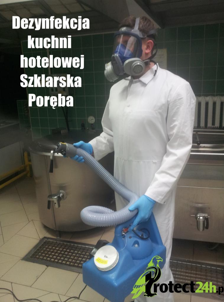 Dezynfekcja kuchni hotelu