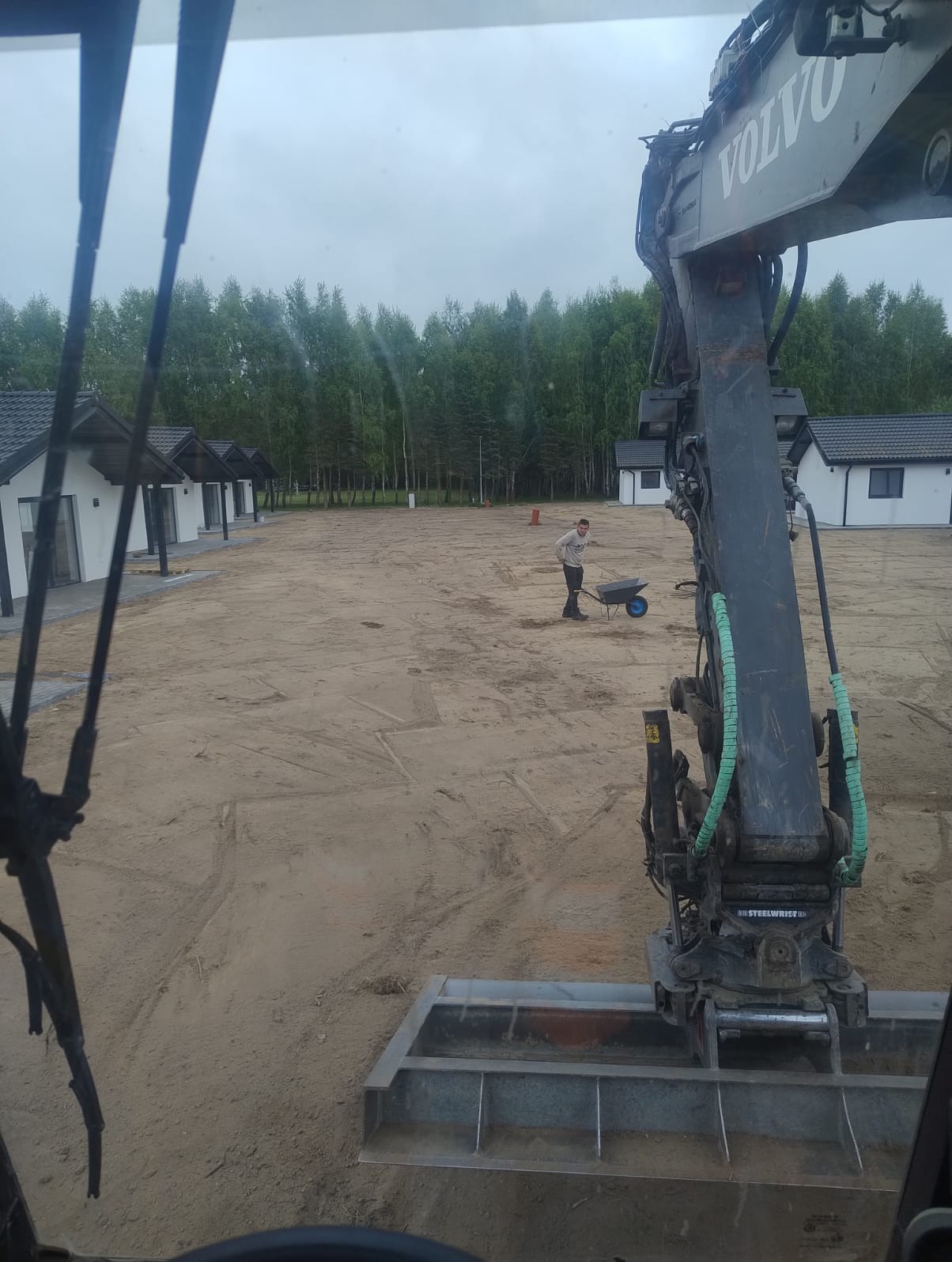 Równanie terenu belką