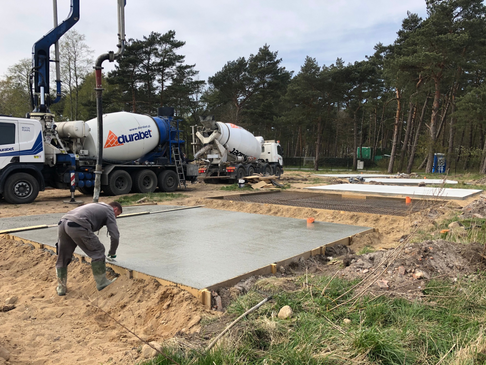 Płyty fundamentowe pod domki letniskowe