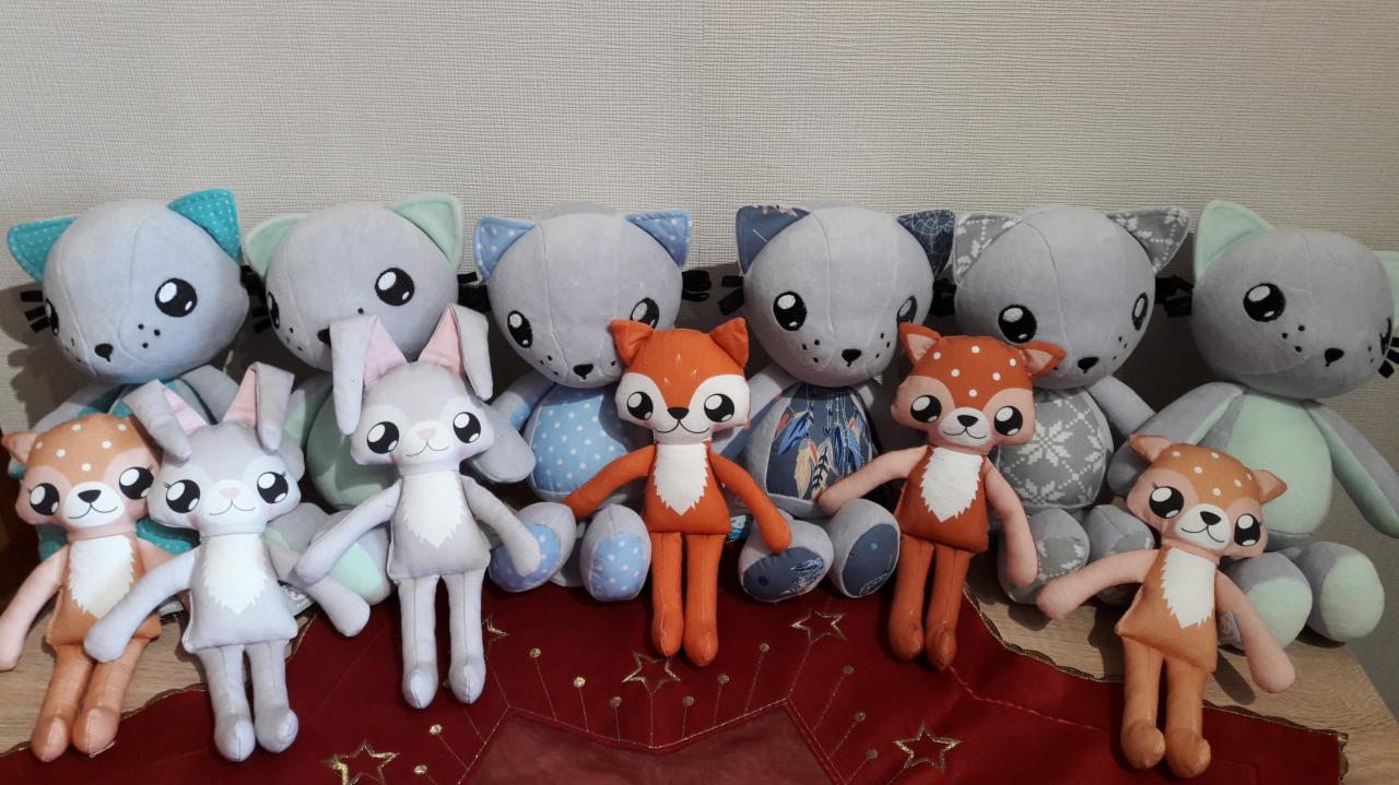 Przeszycia oraz wykonanie naszych lalek ...