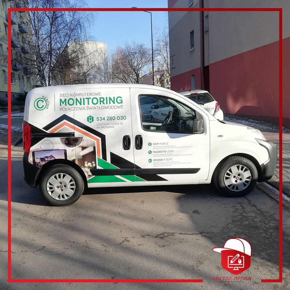 Oklejenie samochodu dla firmy Cezarion