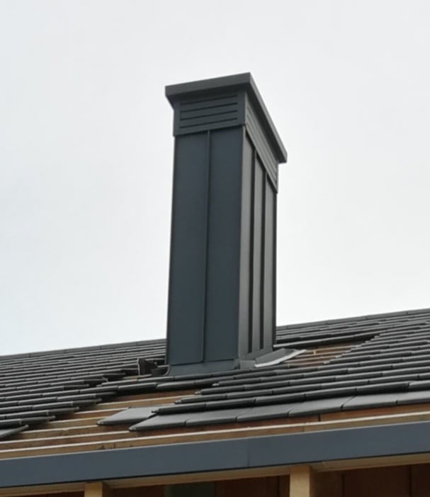 Dachówka Turmalin okucie komina