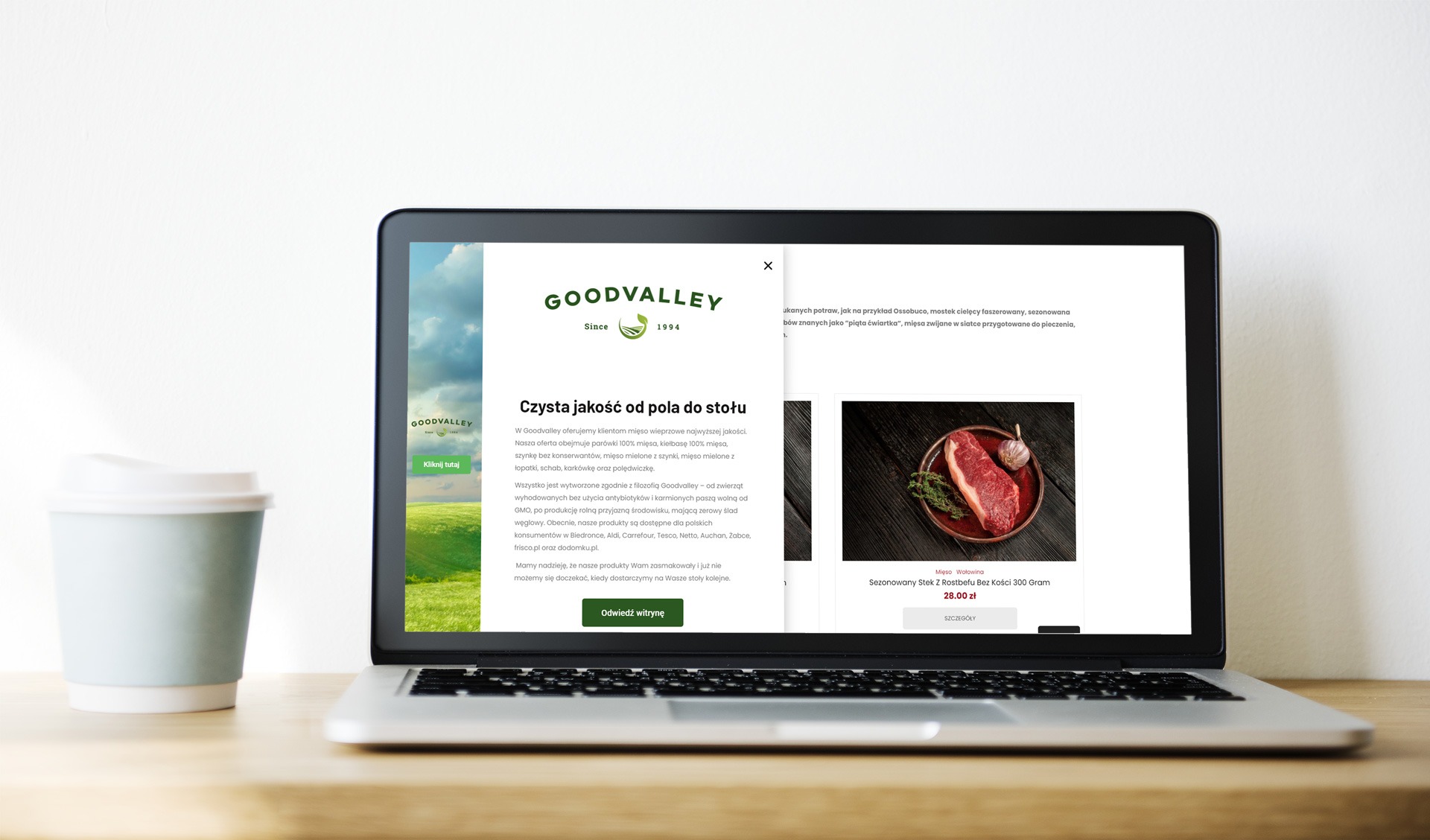 Współpraca z GoodValley w ramach autorskiej wtyczki reklamującej do sklepu Smaki Premium.