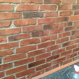 Imitacja cegły, zafugowana oraz zaimpregnowana