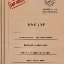 Zawsze otrzymasz raport po zaończeniu zlecenia