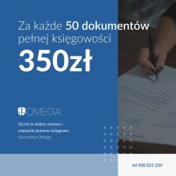 Kancelaria Omega gwarantuje niskie ceny za profesjonalne usługi księgowe, darmowe porady prawne dla swoich klientów oraz darmowy dostęp do systemu eksperci-specjalisci.pl tel. 500021234