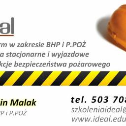 IDEAL Marcin Malak - Szkolenie bhp dla Pracodawców Głogów