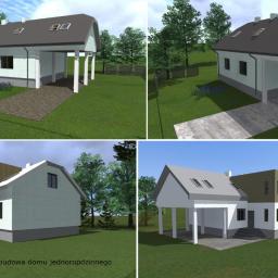 Projekt przebudowy domu Płock 26
