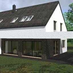 Projekt przebudowy domu Płock 36