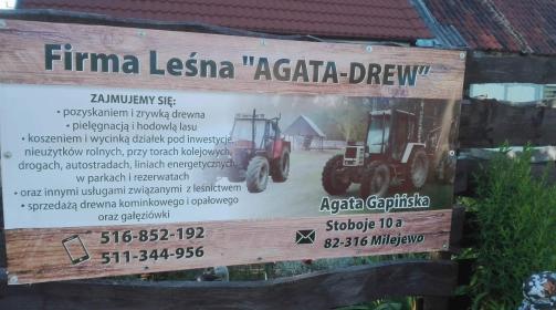 Firma Leśna AGATA-DREW Agata Gapińska - Ogrodnik Milejewo