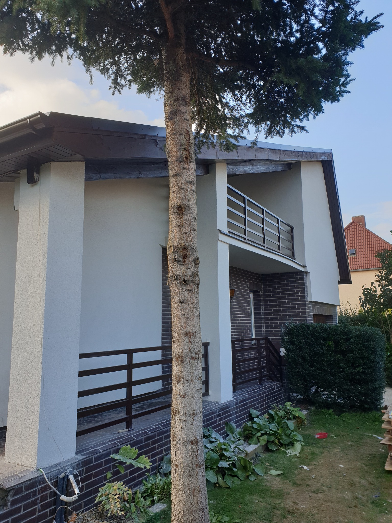 tynk metodą natryskową