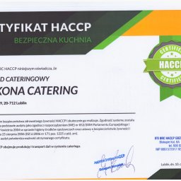 CERTYFIKAT HACCP