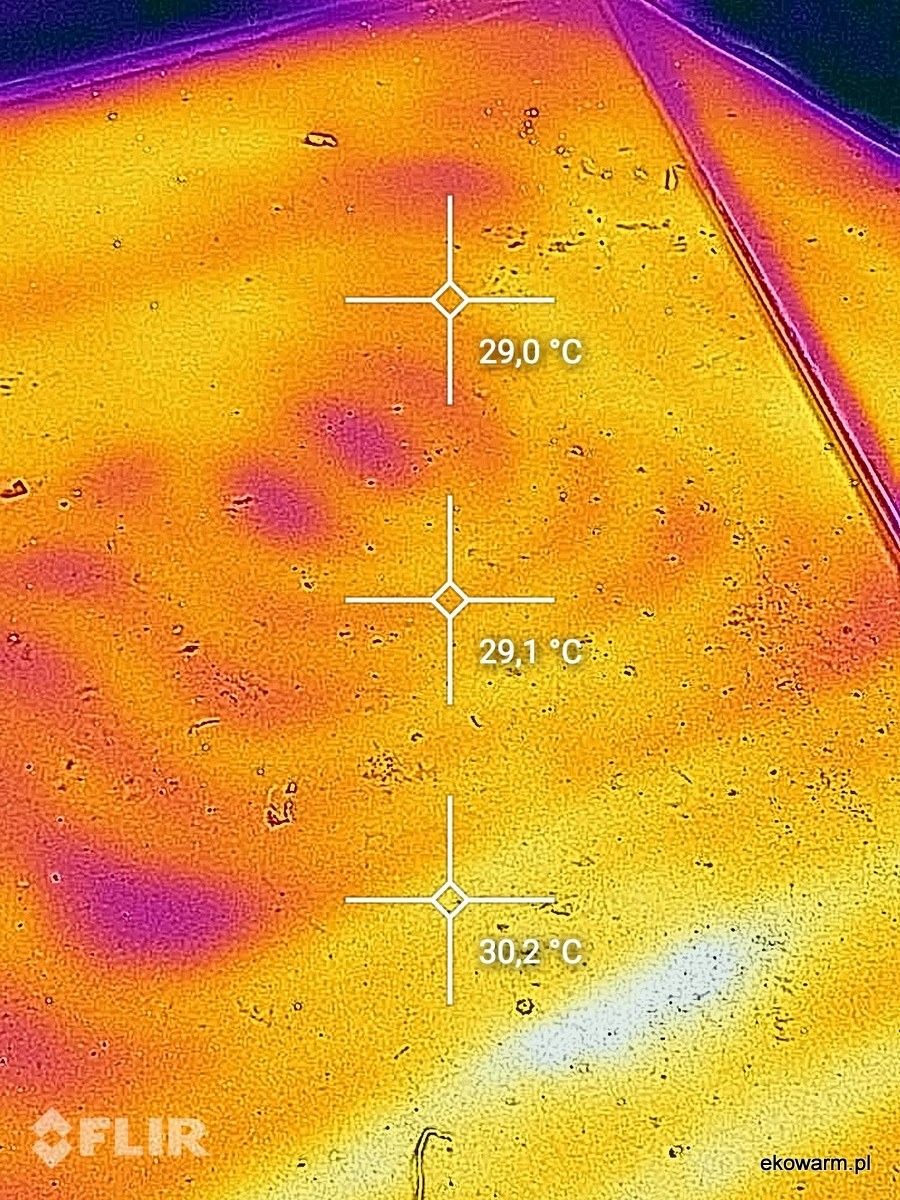 Ogrzewanie podłogowe z termowizji