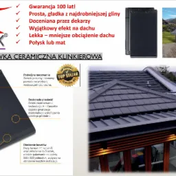 Dachówka płaska ceramiczna dla wymagających. Najlepsza dachówka płaska na rynku. Mat i połysk antracyt i czarna