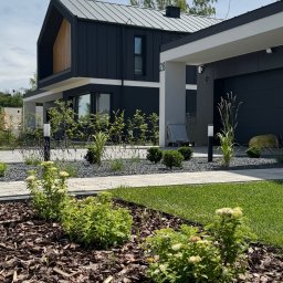 Ogród frontowy w Nadarzynie