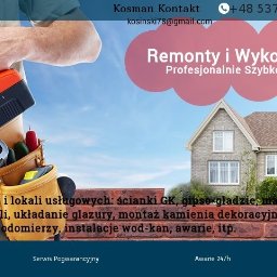 Kosman Remonty i Wykończenia - Kruszenie Betonu Wrocław