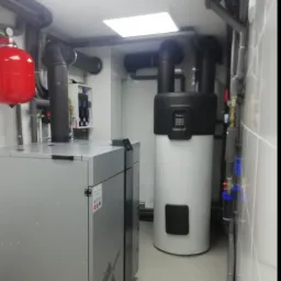 Montaż kotła Metal-fach Smart Pellet i Pompy Ciepła Buderus