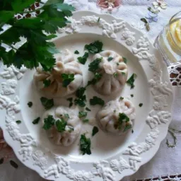 chinkali: mięso jagnięce i wołowe