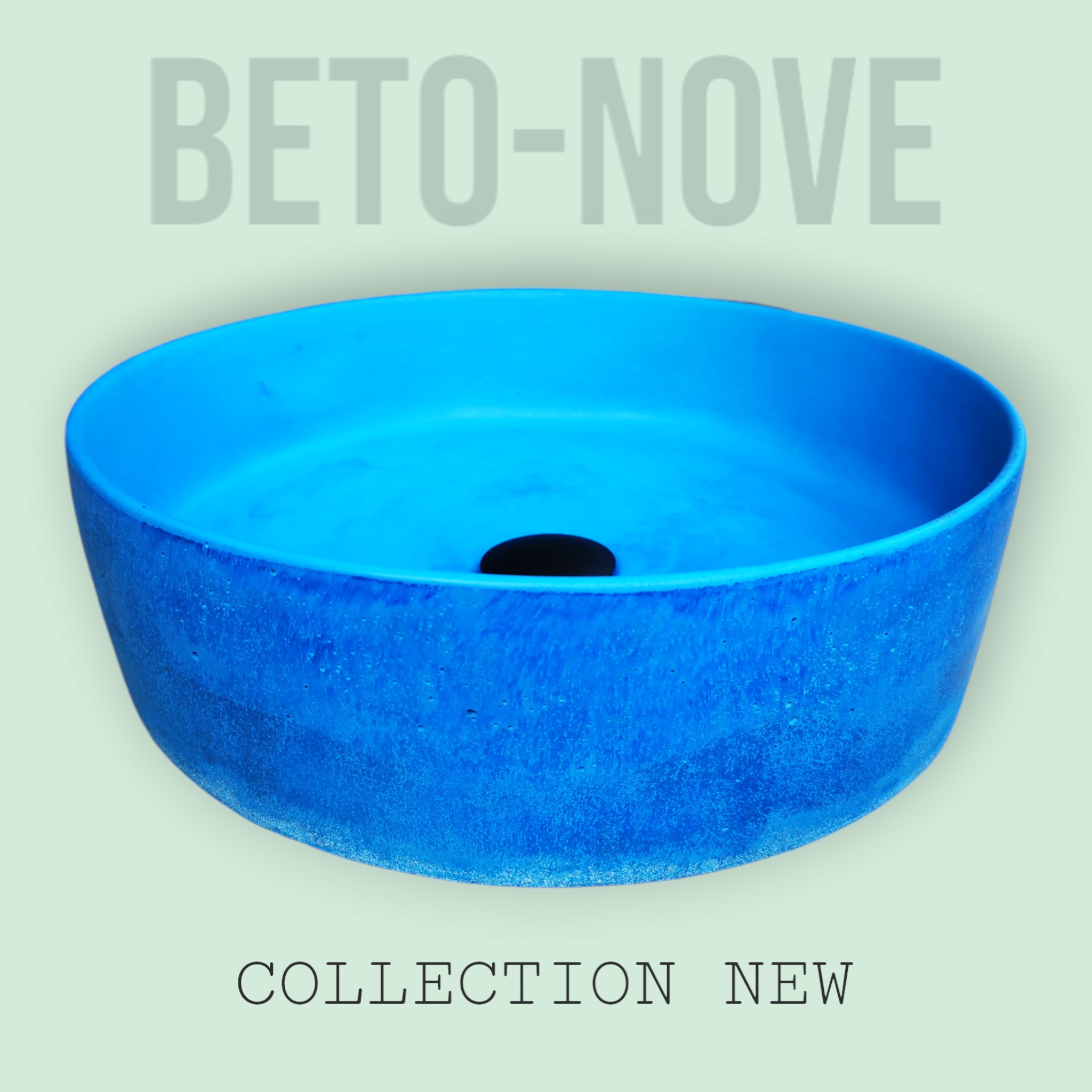 Umywalki w określonych kolorach. Średnica 40cm. Wysokość 12cm.