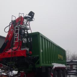 Żuraw leśny szybkiego załadunku