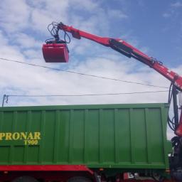 Żuraw leśny szybkiego załadunku