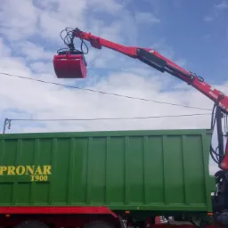 Żuraw leśny szybkiego załadunku