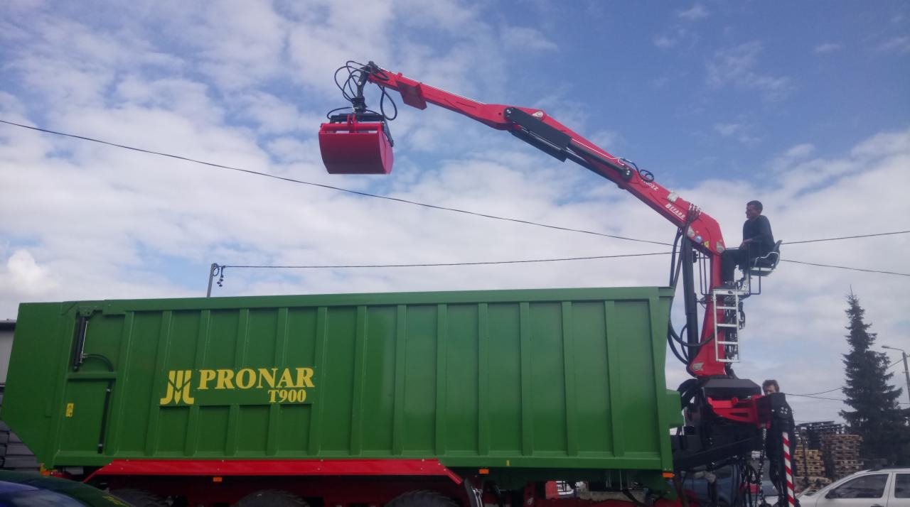 Żuraw leśny szybkiego załadunku