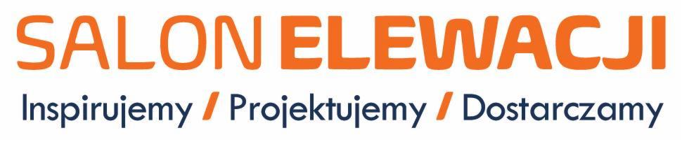 Logo firmy Salon Elewacji z hasłem Inspirujemy / Projektujemy / Dostarczamy