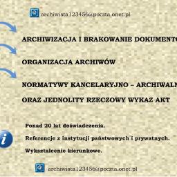 Archiwizacja dokumentów Warszawa 1