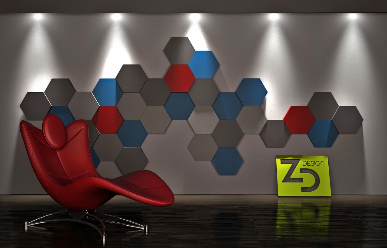 Panel 3D Hexa