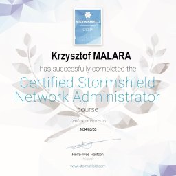 Certified Stormshield Network Administrator