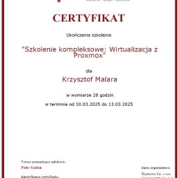 IT-SAVE - Szkolenie kompleksowe: Wirtualizacja z Proxmox